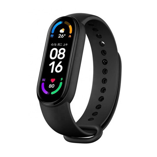 Techsuit - Watchband (W013) - Xiaomi Mi Band 5 / 5 NFC / 6 / 6 NFC / Amazfit Band 5 - Black