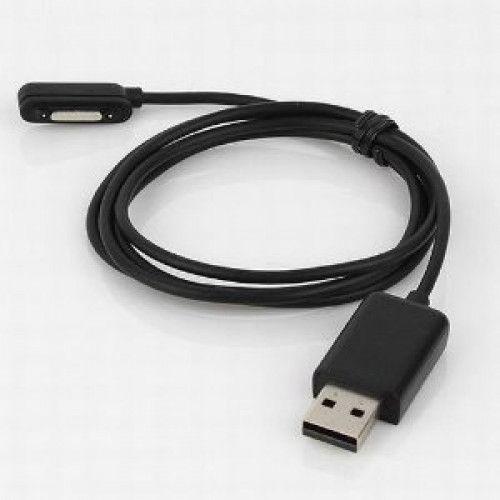 USB Data Cable Magnetic Black for Xperia Z1, Z1 compact, Z2