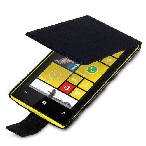 Θήκη Flip Low Profile για Nokia Lumia 520 Black