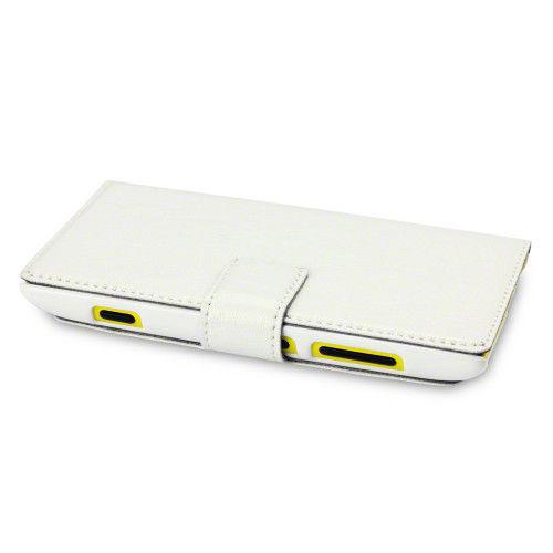 Θήκη για Nokia Lumia 520 Low Profile Wallet PU Leather White