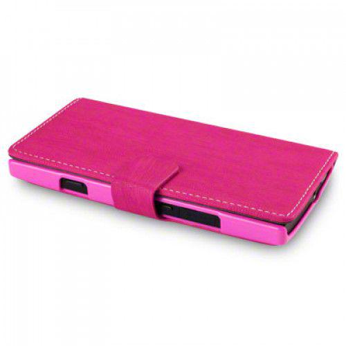 Θήκη για Sony Xperia S LT26i PU Leather Wallet Pink
