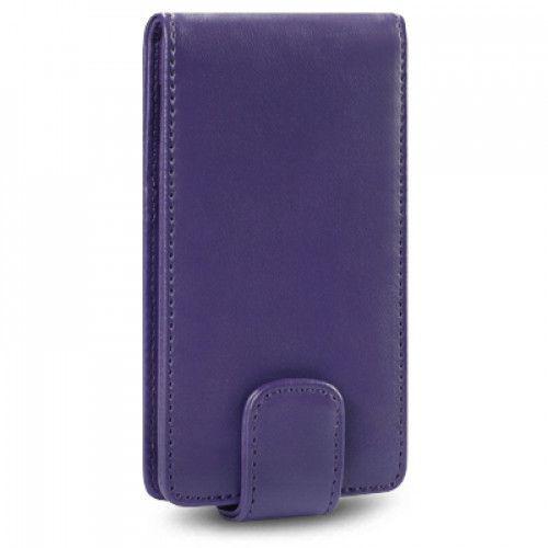 Θήκη Flip για Sony Xperia Sola MT27I purple+Φιλμ Προστασίας Οθόνης 