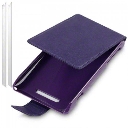 Θήκη Flip για Sony Xperia E C1505 Purple