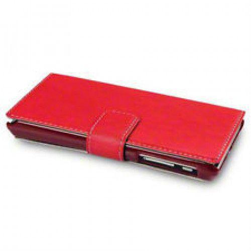 Θήκη για Sony Xperia J ST26i Low Profile Wallet PU Leather Red