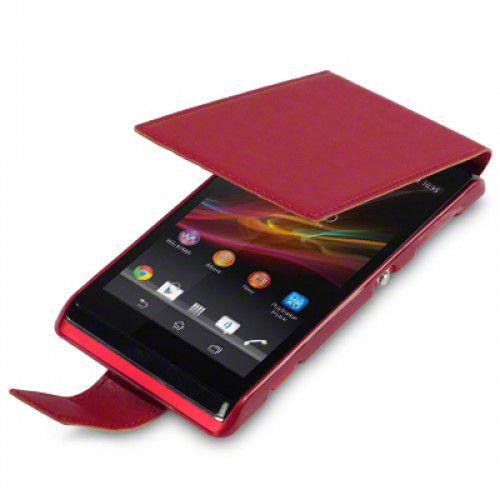 Θήκη Flip για Sony Xperia L C2105 Red