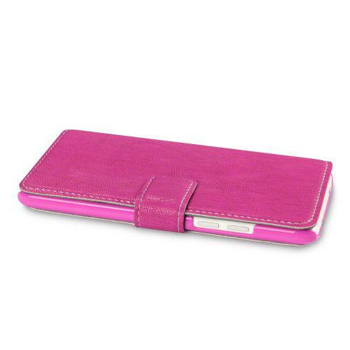 Θήκη για HTC One Mini Low Profile Wallet PU Leather Pink