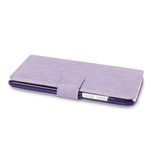 Θήκη για HTC One Mini Low Profile Wallet PU Leather Purple