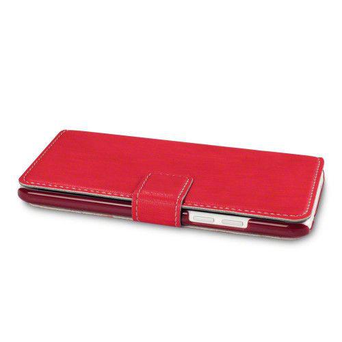 Θήκη για HTC One Mini Low Profile Wallet PU Leather Red