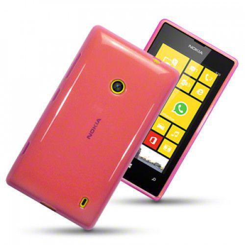 Θήκη TPU Gel για Nokia Lumia 520 hot pink