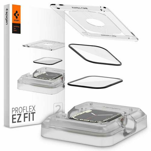 Spigen  ProFlex EZ Fit AFL04051 Apple Watch Series 7 (45mm) Premium Screen Protector (x2.Pack) 