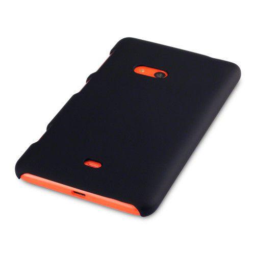 Θήκη για Nokia Lumia 625 Rubberised Hard Cover Black by Warp