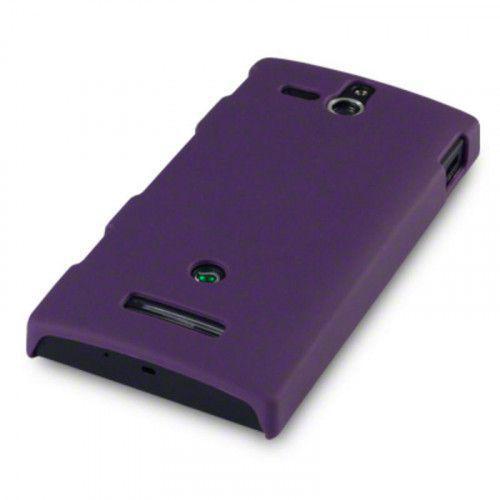 Θήκη για Sony Xperia U Rubberised Hard Cover Purple by Warp