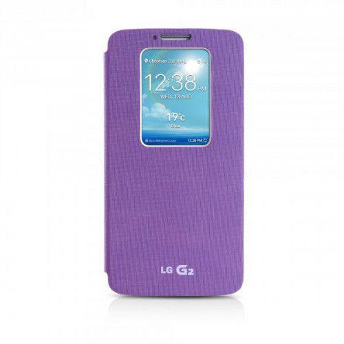Θήκη LG CCF-240G Flip S-View Cover LG D802 Optimus G2 Violet