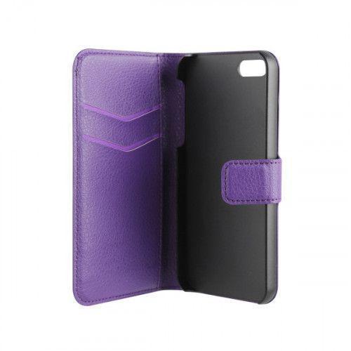 Θήκη Xqisit Wallet Case για iPhone 5S purple