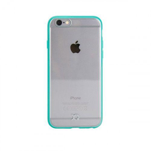 Θήκη Xqisit iPlate Odet για iPhone 6/6S διάφανη-turquoise