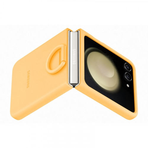 Samsung  EF-PF731TOE Silicone Cover with Ring for Samsung Galaxy Z Flip 5 Apricot