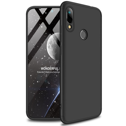 GKK 360 Protection Case Front and Back Case Full Body Cover Huawei Y6 2019 / Huawei Y6s 2019 black