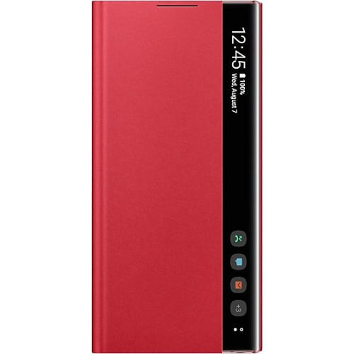 Samsung Original EF-ZN970CREGW Clear View Cover Samsung Galaxy Note 10 red