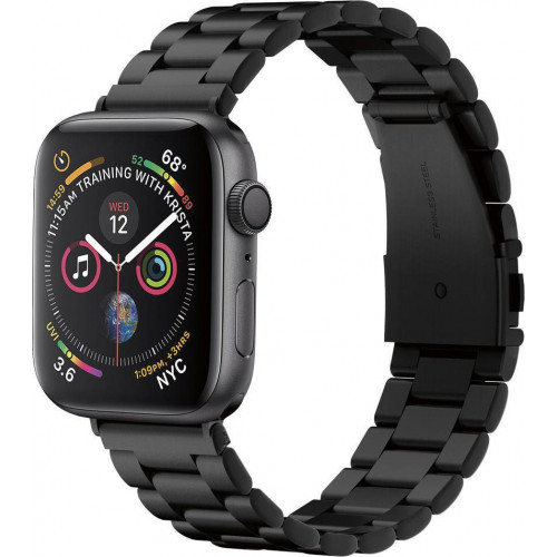 Spigen Modern Fit Λουράκι Μεταλλικό Μαύρο για Apple Watch 42 / Apple Watch 44mm 062MP25403