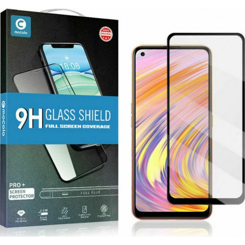 Mocolo Shield 5D Full Face Tempered Glass Black iPhone 13 / iPhone13 Pro