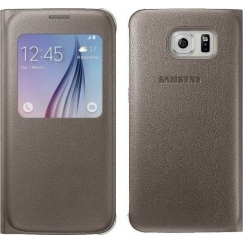 Samsung EF-CG920PFE S-View Cover Galaxy S6 G920 Gold