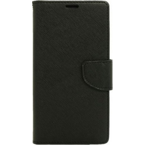 Θήκη OEM Fancy Diary για Xiaomi Redmi Note 5A μαύρου χρώματος (θήκες για κάρτες, χρήματα,stand )