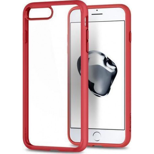 Spigen Ultra Hybrid 2 Case iPhone 8 Plus / iPhone 7 Plus red 043CS21729