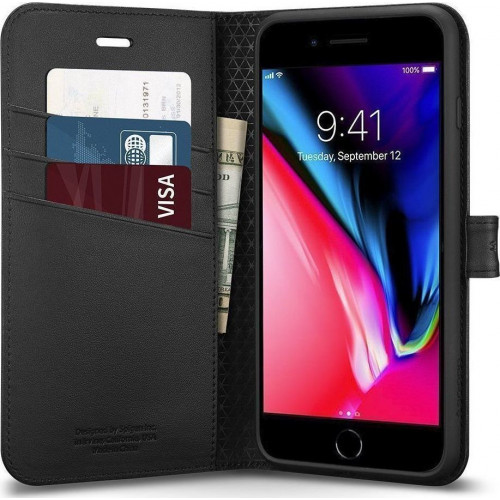 Spigen Wallet S για iPhone 8 / 7 Plus black 055CS22637