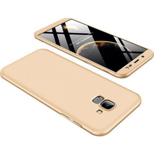 Θήκη OEM 360 Protection front and back full body για Samsung Galaxy J6 J600 gold