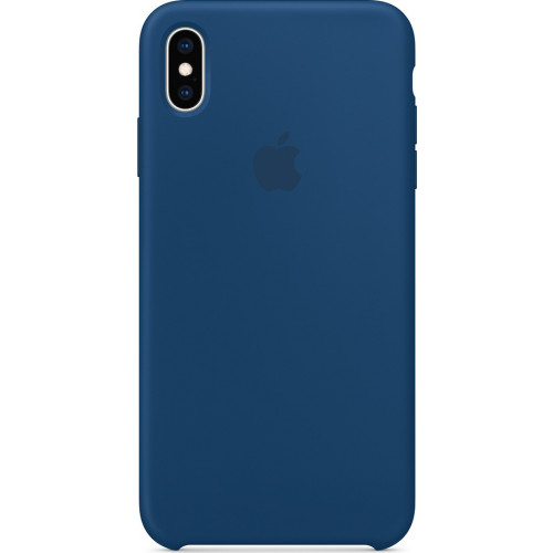 Apple Original MTFE2ZM Silicone Case iPhone XS MAX Blue Horizon