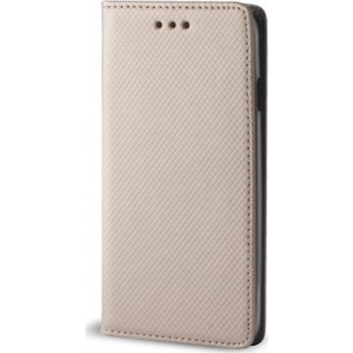 Θήκη OEM Smart Magnet για Huawei Honor 9 Lite χρυσού χρώματος (stand ,θήκη για κάρτα )