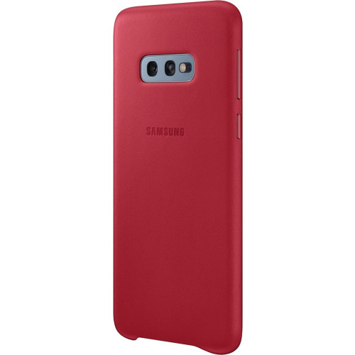 Samsung Original EF-VG970LREGW Leather Cover Galaxy S10e Red