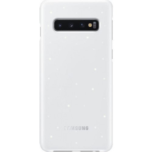 Samsung Original EF-KG973CWEGW Led Back Cover Galaxy S10 White