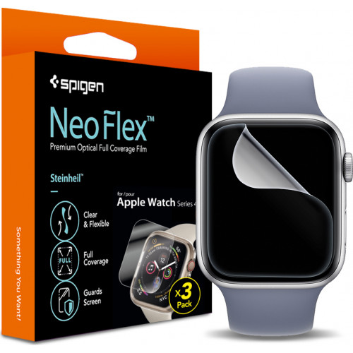 Spigen Neo Flex HD  Apple Watch Series 5 / 4 (44mm) Premium Screen Protector 062FL25574 ( x 3 TEMAXIA)