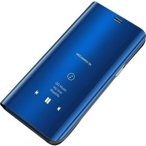 Θήκη OEM Clear View Standing Cover για Samsung Galaxy A30 blue