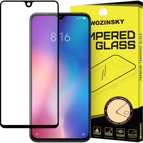 Wozinsky Tempered Glass Full Glue Full Coveraged with Frame Case Friendly for Xiaomi Mi 9 SE black