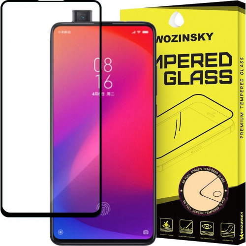 Wozinsky Tempered Glass Full Glue Super Tough Full Coveraged with Frame Case Friendly for Xiaomi Mi 9T Pro / Mi 9T black