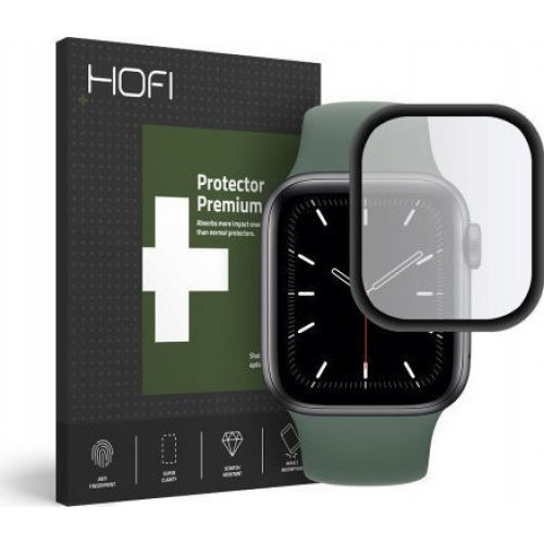 Hofi Hybrid Tempered Glass για Apple Watch 4 / Apple Watch 5 44mm Black