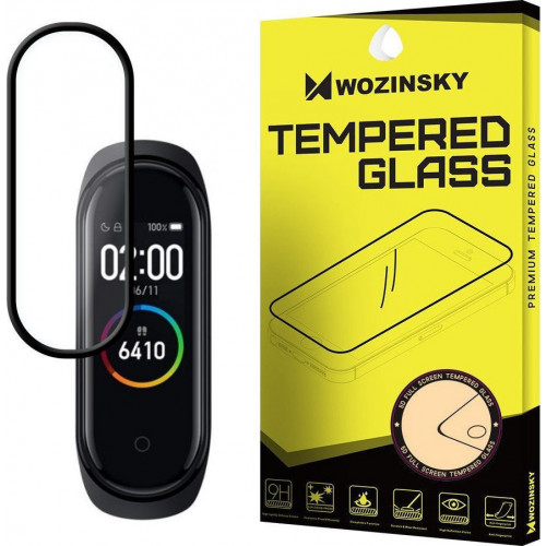 Wozinsky Tempered Glass Full Glue Case Friendly Xiaomi Mi Band 4 / Mi Band 3 black