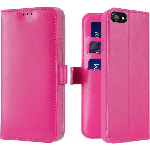 Dux Ducis Kado Bookcase wallet type case for iPhone SE 2020 / iPhone 8 / iPhone 7 pink