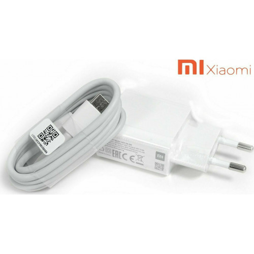 Xiaomi MDY-09-EW USB Travel Charger + Type C Data Cabel White (Bulk)