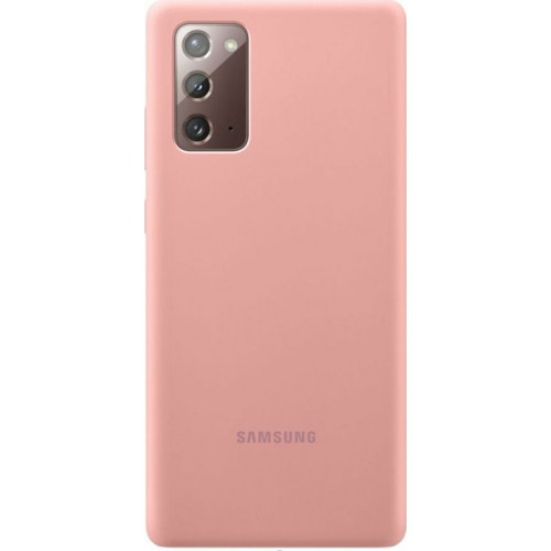Samsung EF-PN980TAE Original Silicone Cover Galaxy Note 20 brown