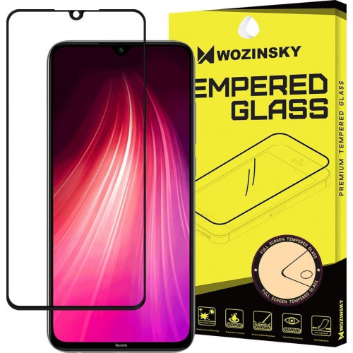 Wozinsky Tempered Glass Full Glue Full Coveraged with Frame Case Friendly for Xiaomi Redmi 9C transparent