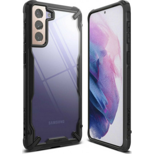 Ringke Fusion X Back Cover Samsung Galaxy S21+ 5G μαύρου χρώματος