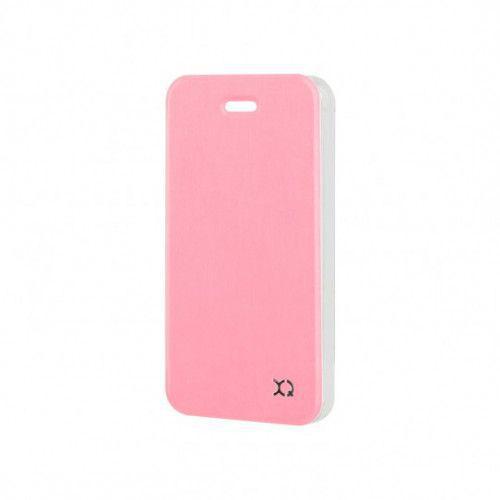 Θήκη Xqisit Flap Cover Adour για iPhone 5/ 5s / SE pink