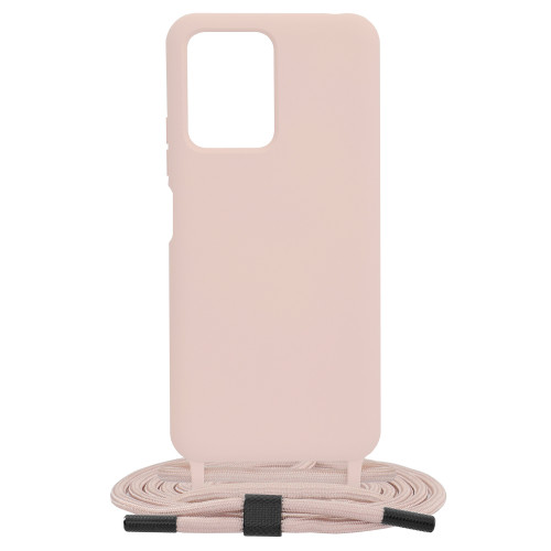 Techsuit - Crossbody Lanyard - Xiaomi Redmi Note 12 5G / Poco X5 - Pink