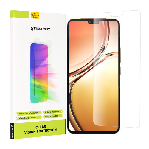 Techsuit - Clear Vision Tempered Glass - Vivo V23 5G - Transparent