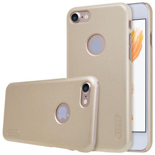 Θήκη Nillkin Super Frosted Shield για iPhone 7 Plus gold + Φιλμ Προστασίας Οθόνης