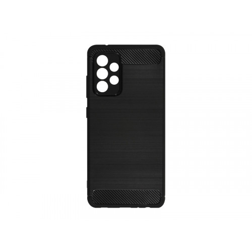 Carbon Case Flexible Cover TPU Case for Samsung Galaxy A52s 5G / A52 5G / A52 4G black