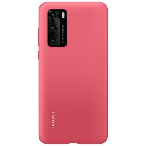 Θήκη Huawei Original Silicone Cover Huawei P40 Berry Red 51993727